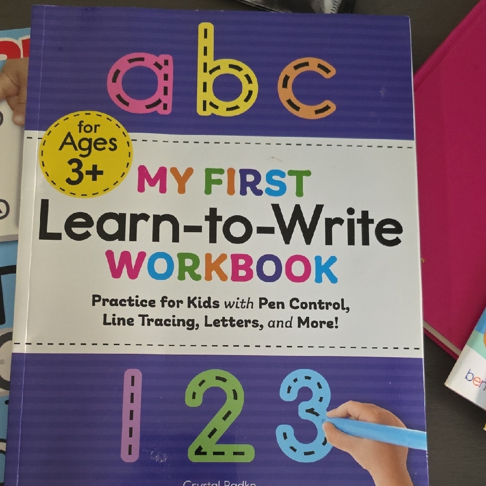 Purple and Blue Learning Toys for Early Writing Skills